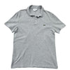 Lacoste Men's Gray Polo Shirt – Size M, Slim Fit
