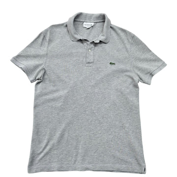 Lacoste Men's Gray Slim Fit Polo Shirt Size M