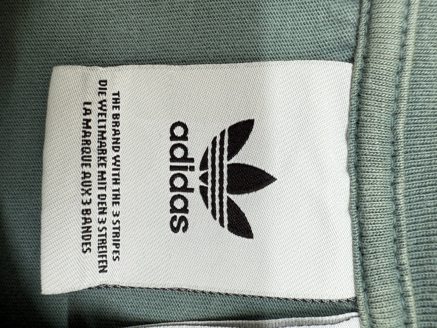 Adidas Men's Green Originals T-Shirt Trefoil Logo Crew Neck S