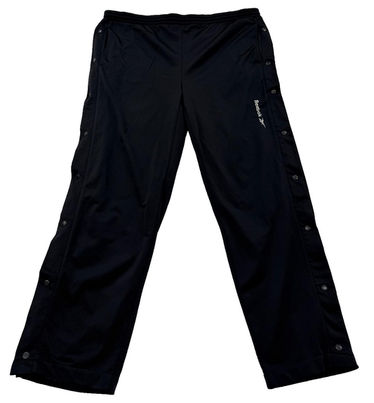 Reebok Men's Black Classics Vector Track Pants Size M Vintage