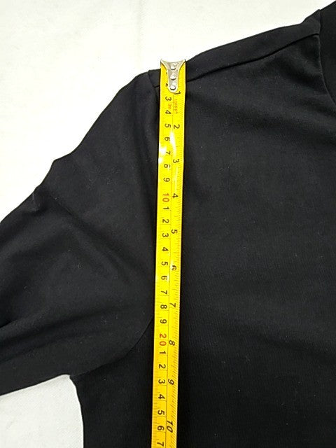 Tommy Hilfiger Men's Black XL Slim Fit Long Sleeve Cotton Tee Logo