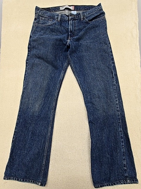 Levi's Men's Dark Wash 527 Slim Bootcut Jeans 34x34