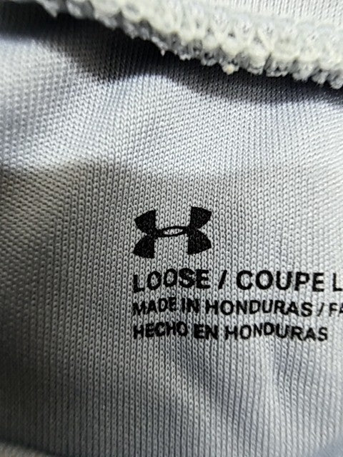 Under Armour Men's HeatGear Grey T-Shirt XL Loose Fit Moisture Wicking