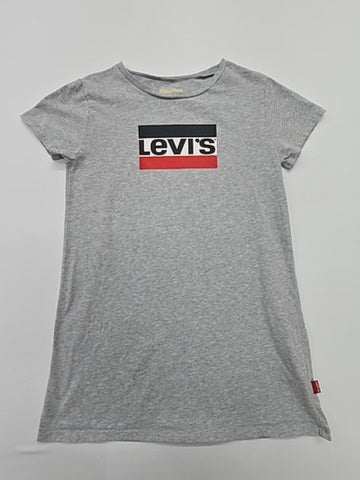 Levi's Boys Heather Gray Logo Graphic T-Shirt Size 12 Regular Fit