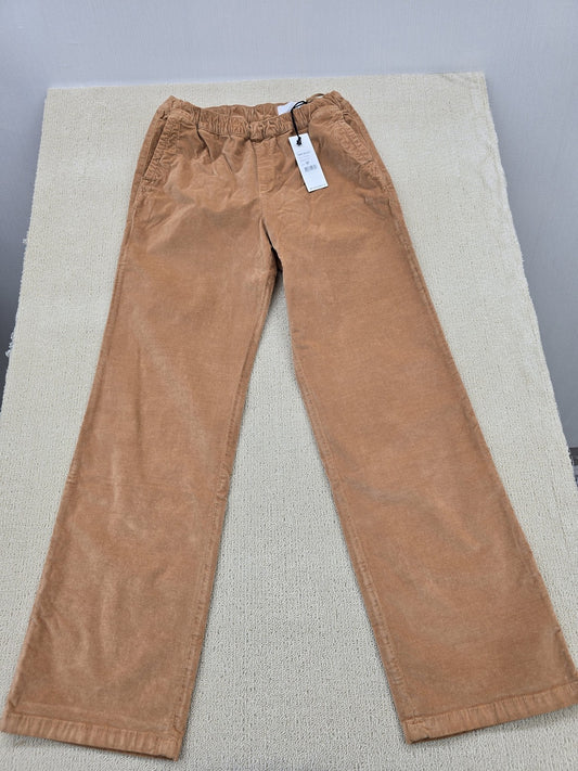 Reiko Women's Brown Pants – Size M, Wide Leg, Cotton