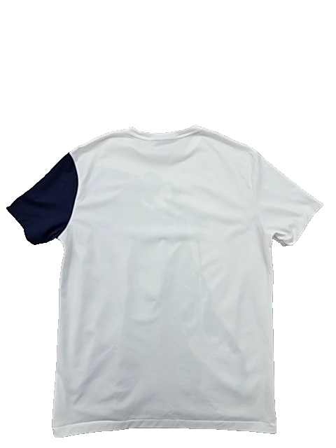 Polo Ralph Lauren Performance T-Shirt Men M White Navy Crewneck
