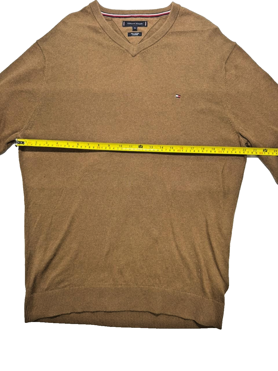 Tommy Hilfiger Men Pima Cotton Cashmere Sweater Size XL