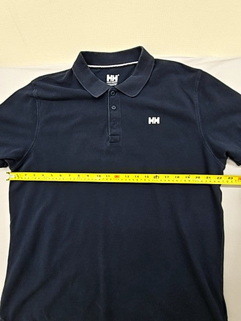 Helly Hansen Men's Navy Crew Polo XL Short Sleeve Organic Cotton