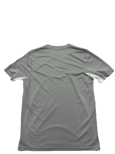 Nike Men's L Grey/White Dri-FIT Color Block T-Shirt