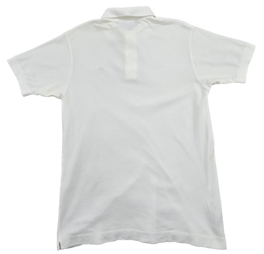 Lacoste L.12.12 White Cotton Polo Shirt Small Classic Fit