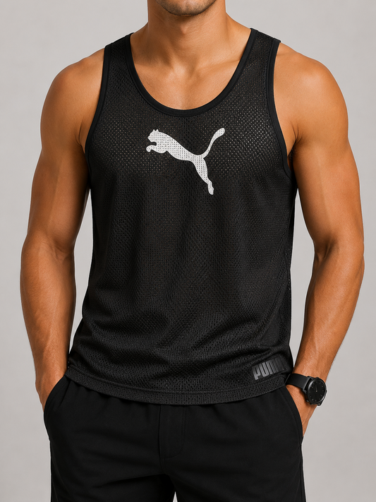 Puma Boys Black Tank Top size S product image 1