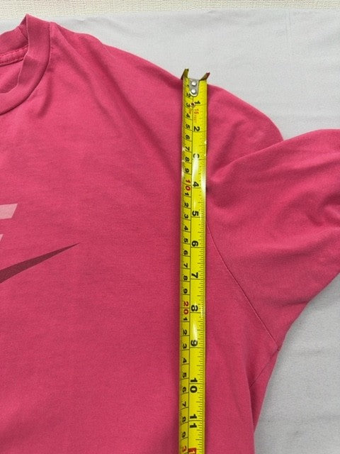 Nike Men's L Pink Short Sleeve Crewneck Swoosh T-Shirt Sportswear