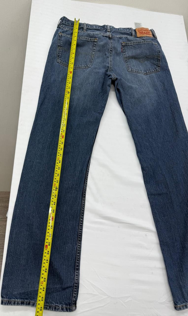 Levi's Men's Straight Blue Jeans 38x36 Big & Tall