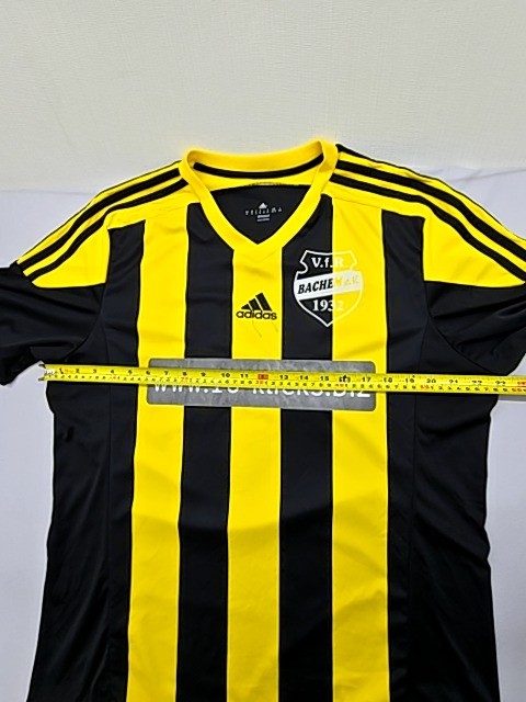 Adidas Men's Black Yellow Striped Soccer Jersey(#13) XL Climacool