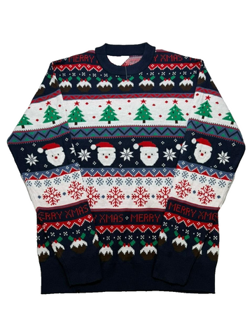 Anko Cold Sweatshirt Merry Xmas Christmas Print Pullover Long Sleeve Size S