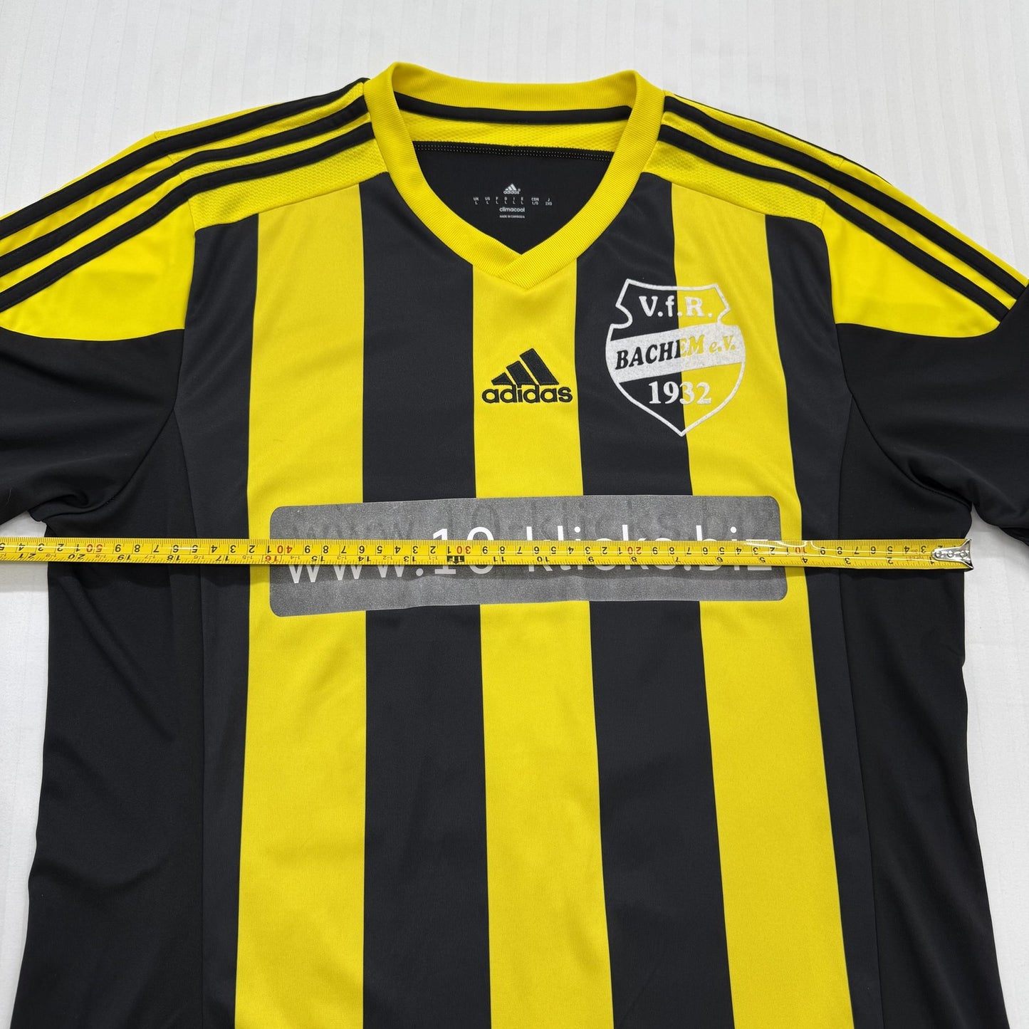 Adidas Unisex VfL Bochum Away Soccer Jersey L Black Yellow BNWT