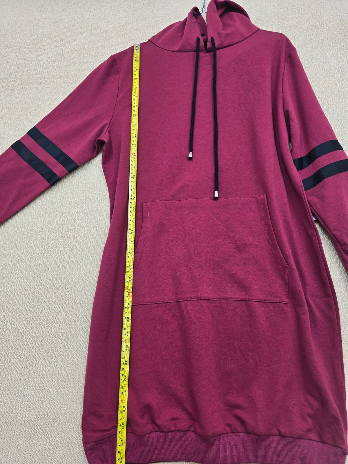 Tiana Hoodie Dress Sewing Pattern L RUN9230 CA5057 CUT21086