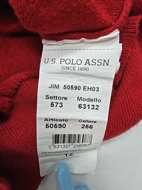 U.S. Polo Assn Boys Red Polo Shirt size 12 product image 5