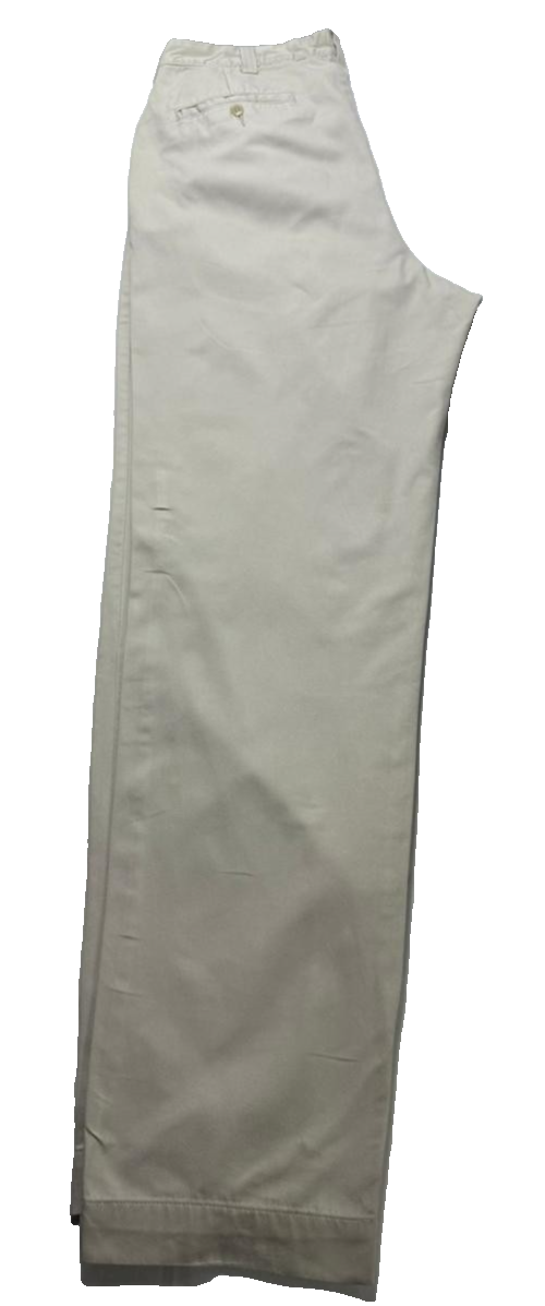 Polo Ralph Lauren Men's Beige Chino Trousers Classic Fit Size 36
