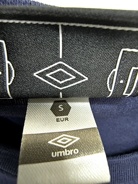 Umbro Boys Navy Graphic T-Shirt Kids S Crew Neck Cotton Regular