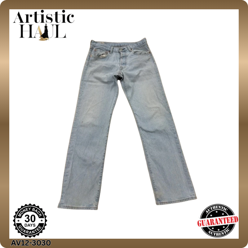 Levi's Men's Light Wash 501 '93 Straight Jeans 31x32 Vintage