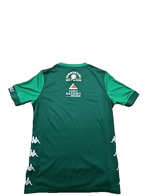 Kappa Unisex Green Short Sleeve Crewneck T-Shirt XL 100% Polyester