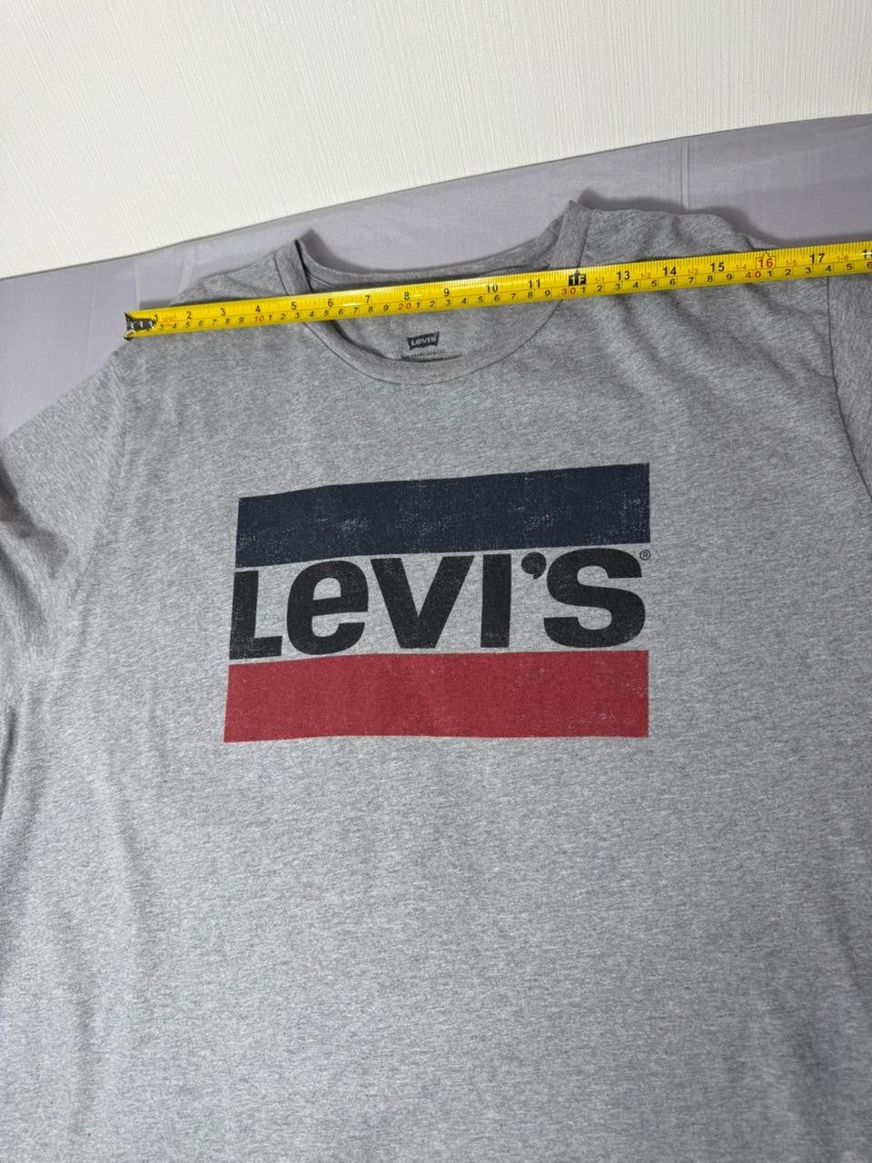 Levi's Men's Gray Graphic Logo T-Shirt Short Sleeve Casual Crew Neck Tee