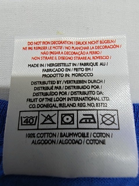 Fruit of the Loom Men Blue T-Shirt size S product image 5