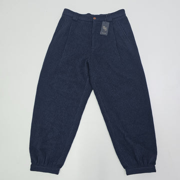 Giorgio Armani Navy Blue Corduroy Trousers Navy 48 Bnwt