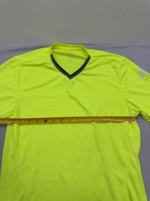 Adidas Men's Green Climalite V-Neck Jersey Size M