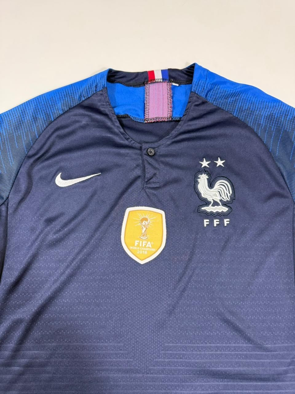 France National Team Home Jersey Nike World Cup 2018 Large Made in Thailand