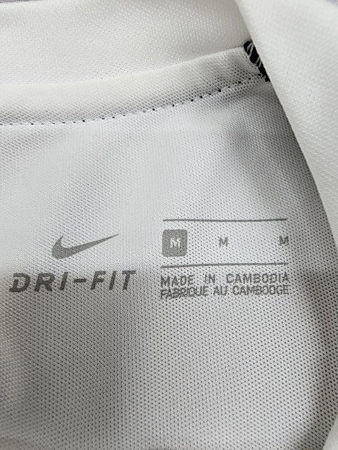 Nike Men's White Dri-FIT Jersey T-Shirt Size M Short Sleeve