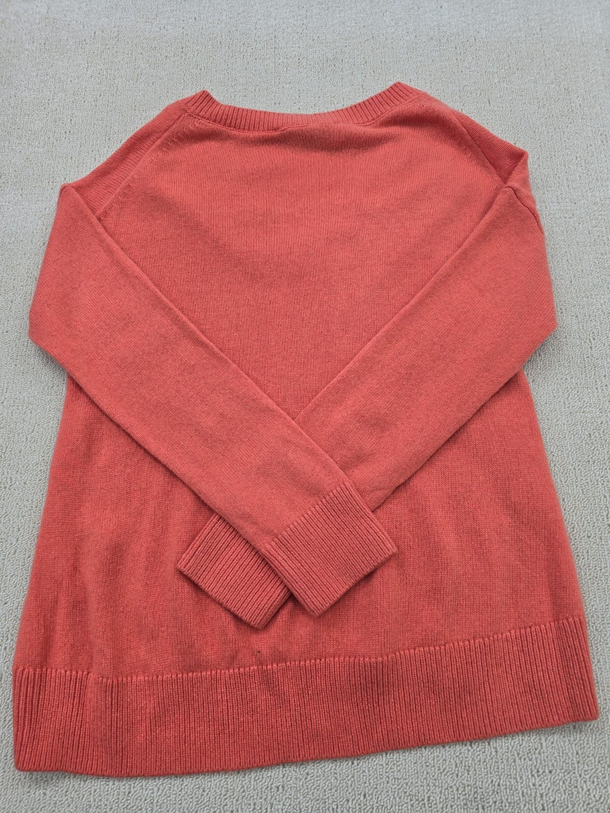 French Connection Coral V-Neck Wool Blend Sweater M