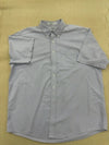 L.L.Bean Men's Gray Shirt – Size 17, Short Sleeve, Cotton
