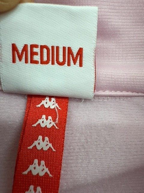 Kappa Women's Pink Track Jacket M Long Sleeve Zipper Med