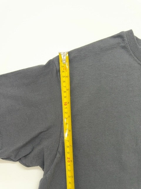 Fruit of the Loom Men Black Graphic T-Shirt Size M Classic Valueweight