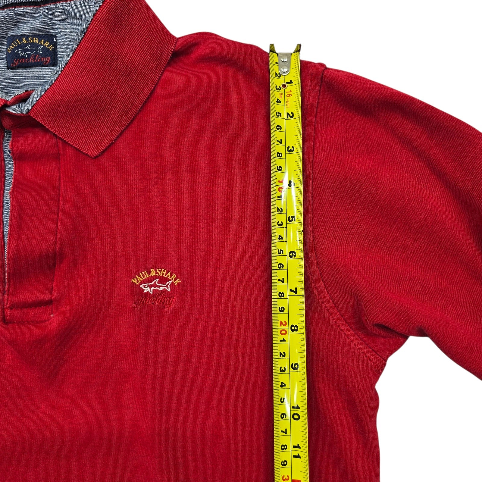 Paul & Shark Men Red Rugby Shirt size L product image 6