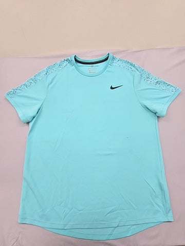 Nike Men's Teal Dri-FIT Short Sleeve T-Shirt Size L