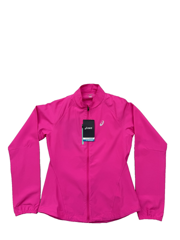 Asics Women's Pink Motion Dry Running Jacket S Long Sleeve
