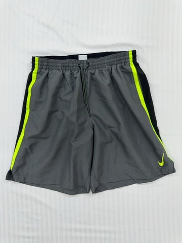 Nike Men's XL Grey 2-in-1 Dri-FIT 5" Running Shorts