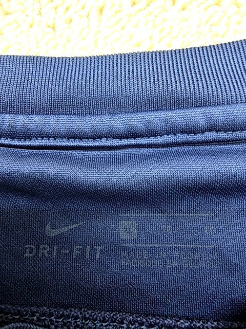 Nike Unisex Navy Dri-FIT Crewneck Short Sleeve Jersey Slim Fit