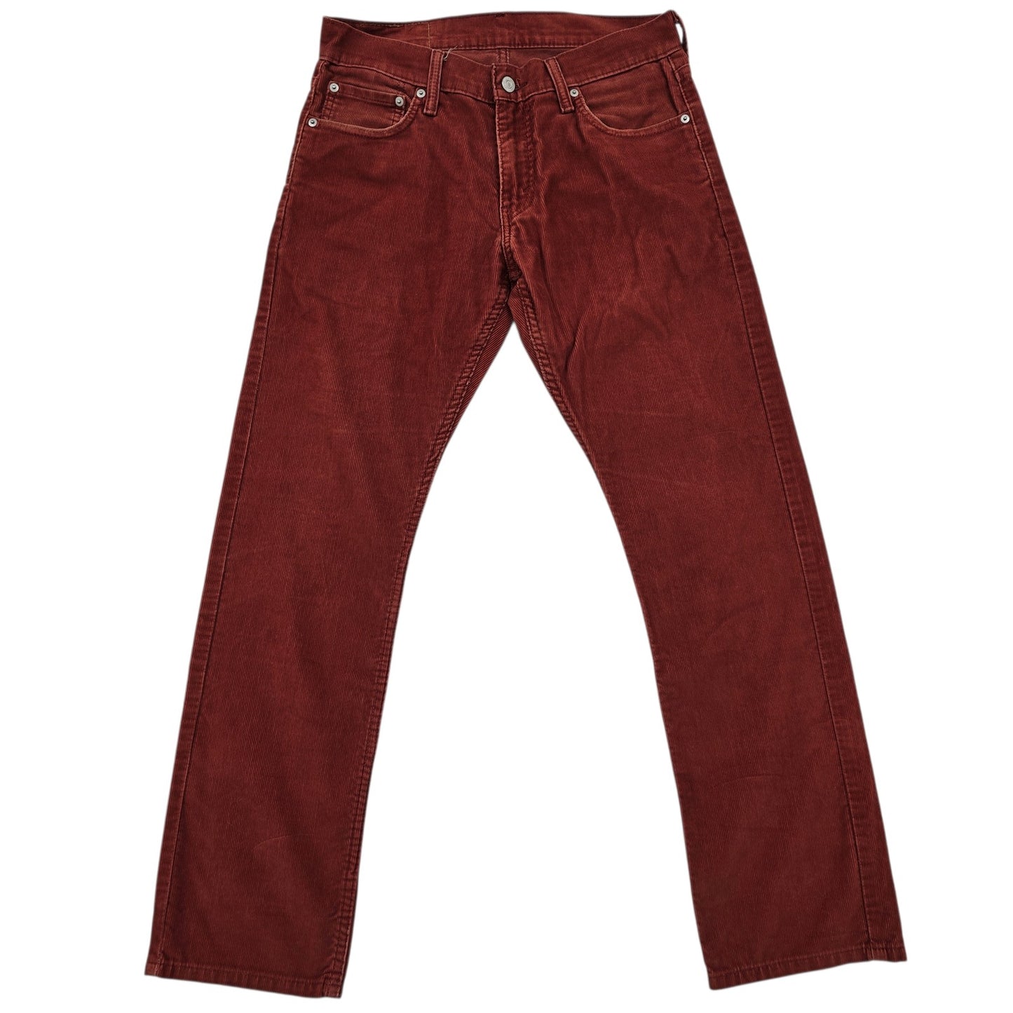 Levi’s 514 Men's Burgundy Corduroy Straight Jeans W30 L30