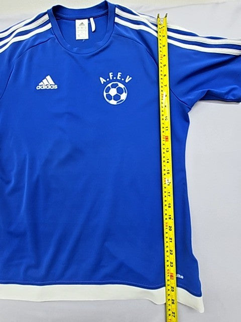 Adidas Climacool Blue Stripe Jersey M Short Sleeve Crewneck