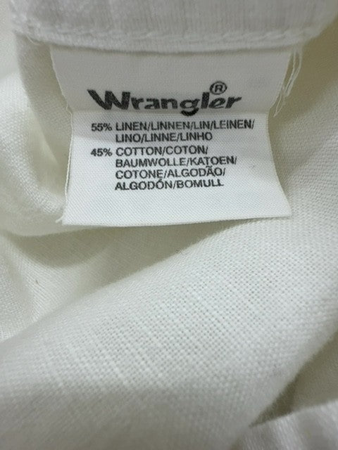 Wrangler Men White Shirt size L product image 6