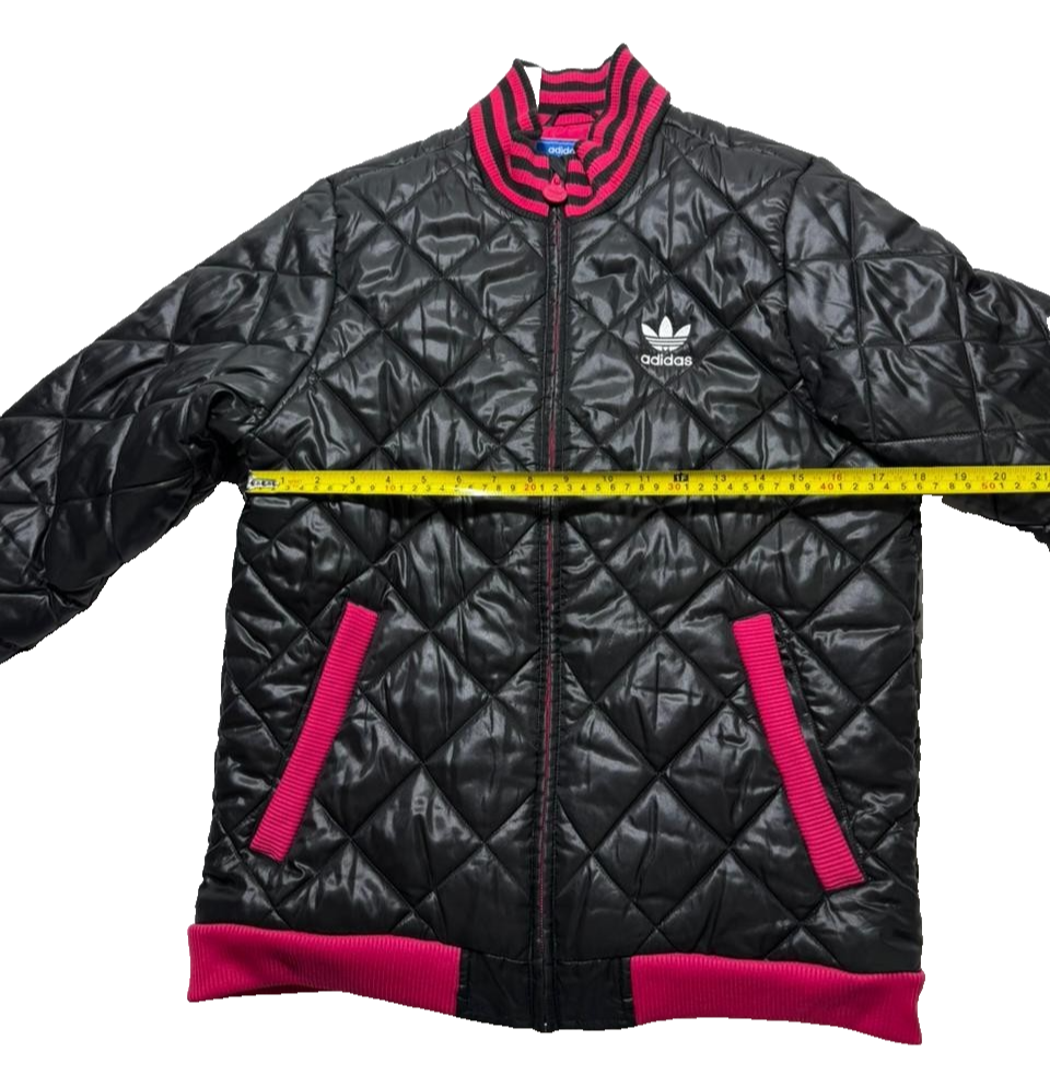 Adidas Puffer Jacket For Girls, Black & Pink