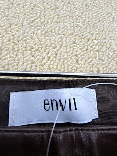 Envy Engloria Leather Pants M Slate Black Unisex Regular