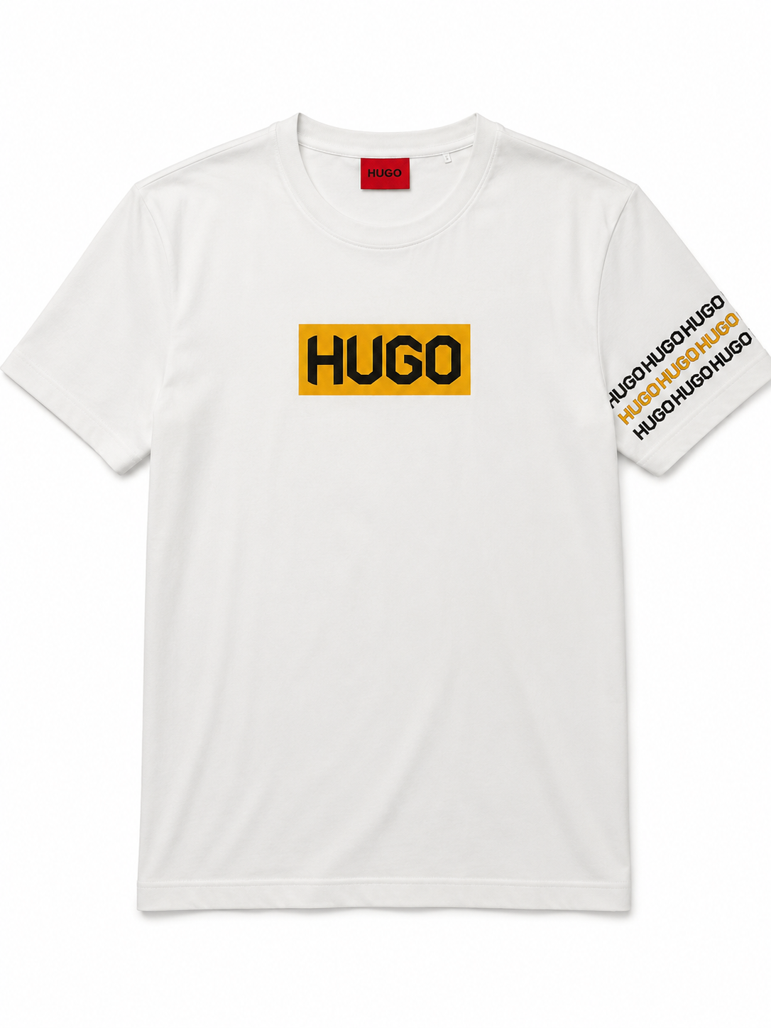 HUGO Men White T-Shirt product image 2