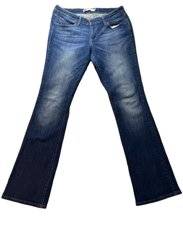 Demi Curve Mid Rise Boot Women Jeans | 31 | Blue