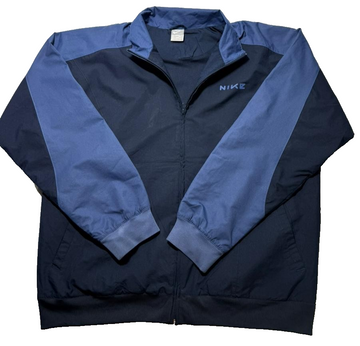 Nike Vintage Windrunner Jacket Men�S Xl Blue Navy Full Zip Retro Track Top