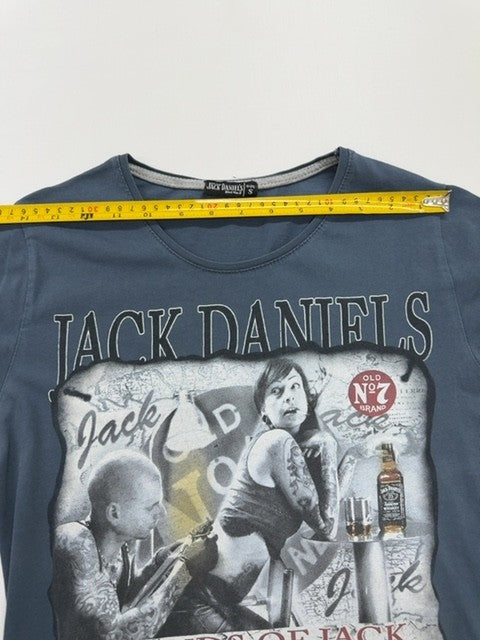 Jack Daniel's Men Blue T-Shirt size S product image 7